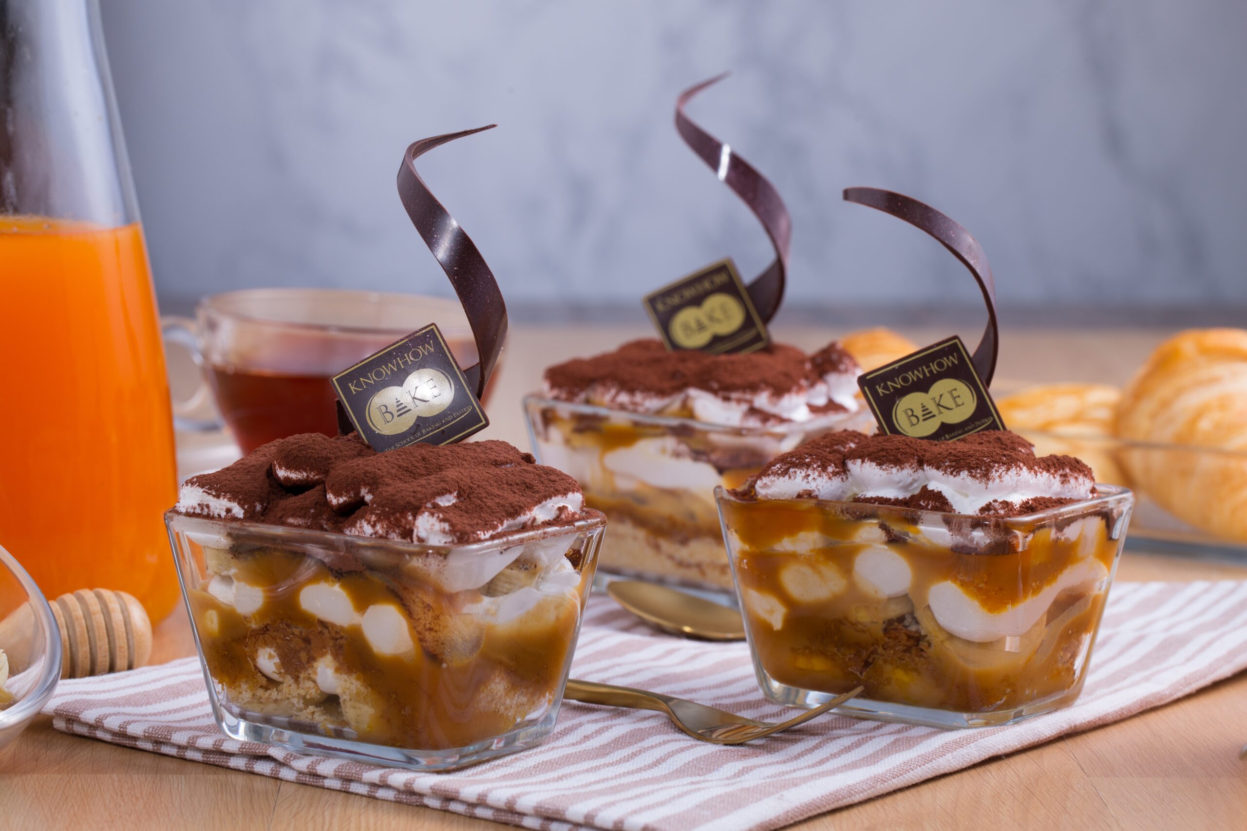 เรียนทำBanoffee Verrine แบบตัวต่อตัว KNOWHOW BAKE