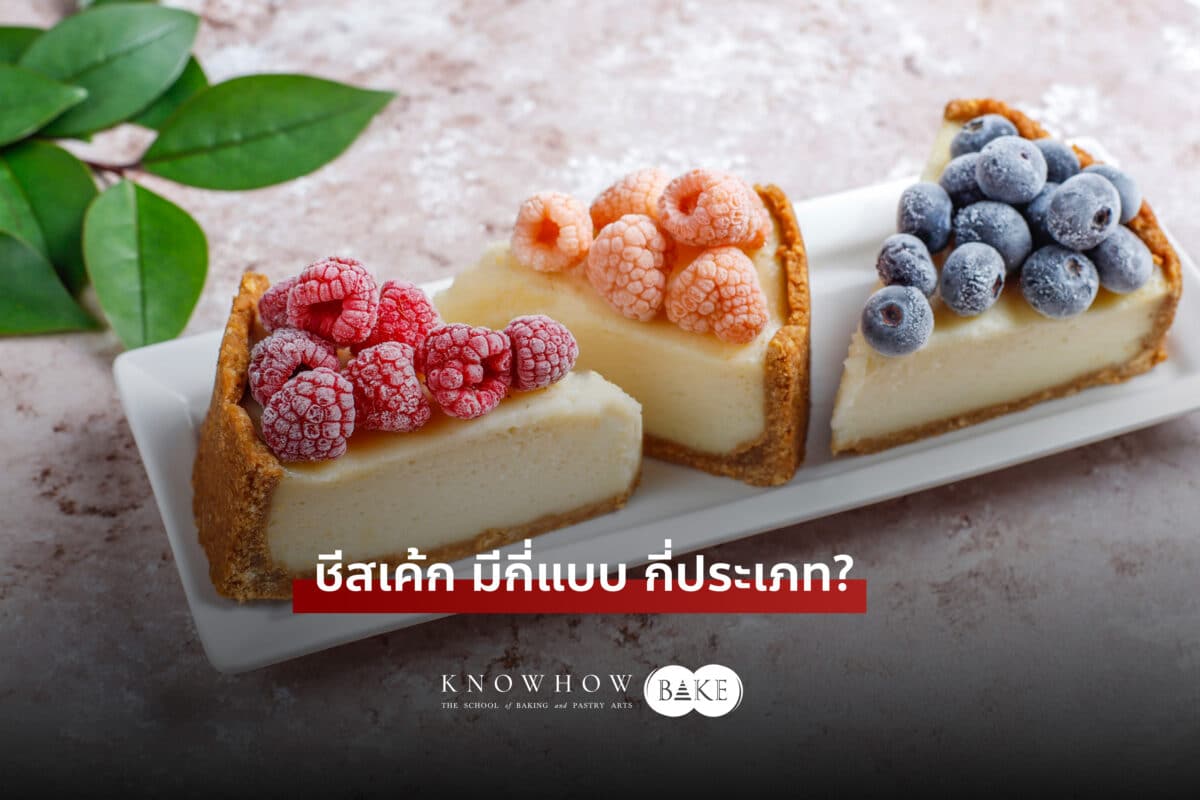 ชีสเค้ก มีกี่แบบ กี่ประเภท? เปิดโลกขนมเค้กสุดละมุนไปกับ KNOWHOWBAKE