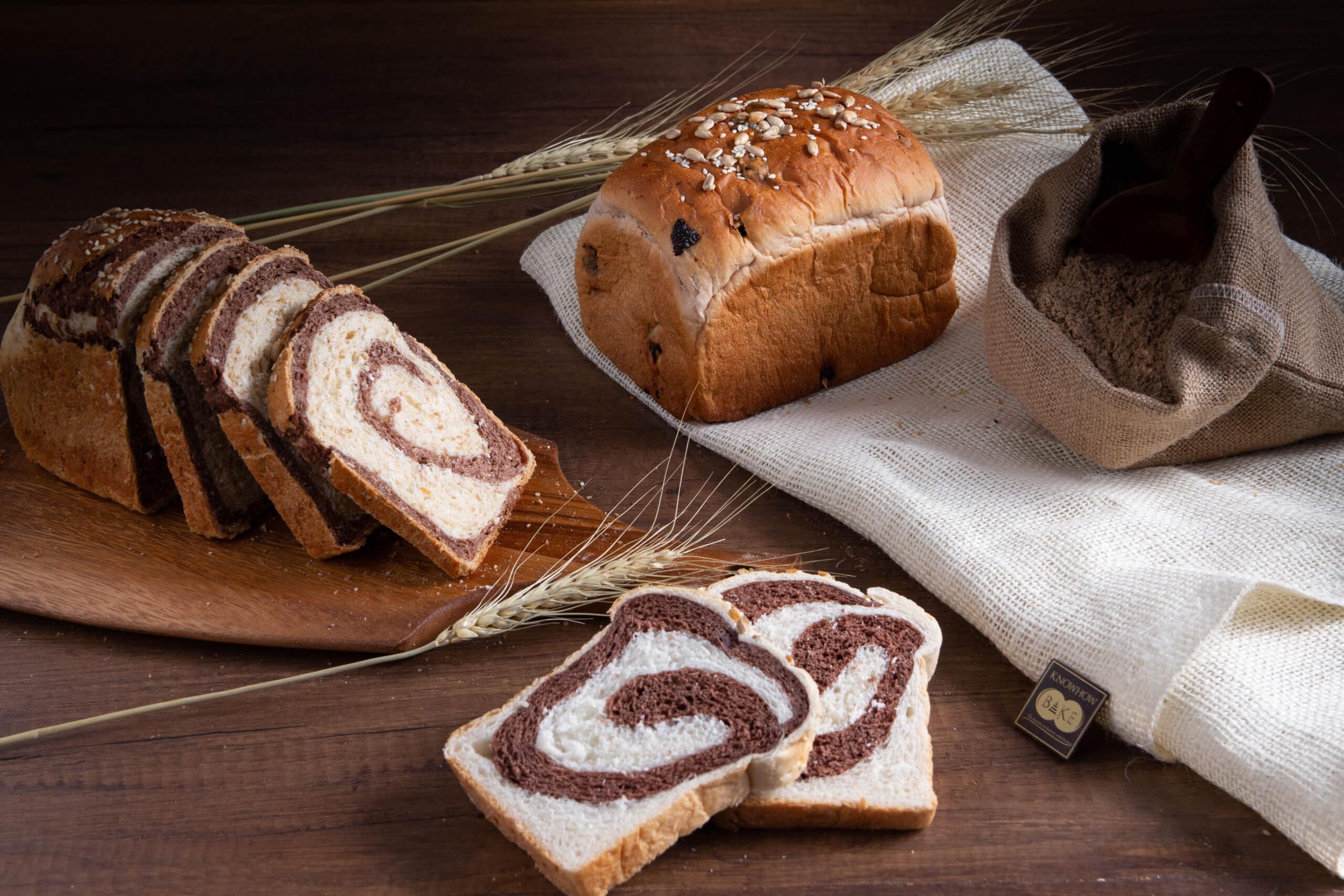 เรียนทำMarble Whole Wheat Bread แบบตัวต่อตัว KNOWHOW BAKE