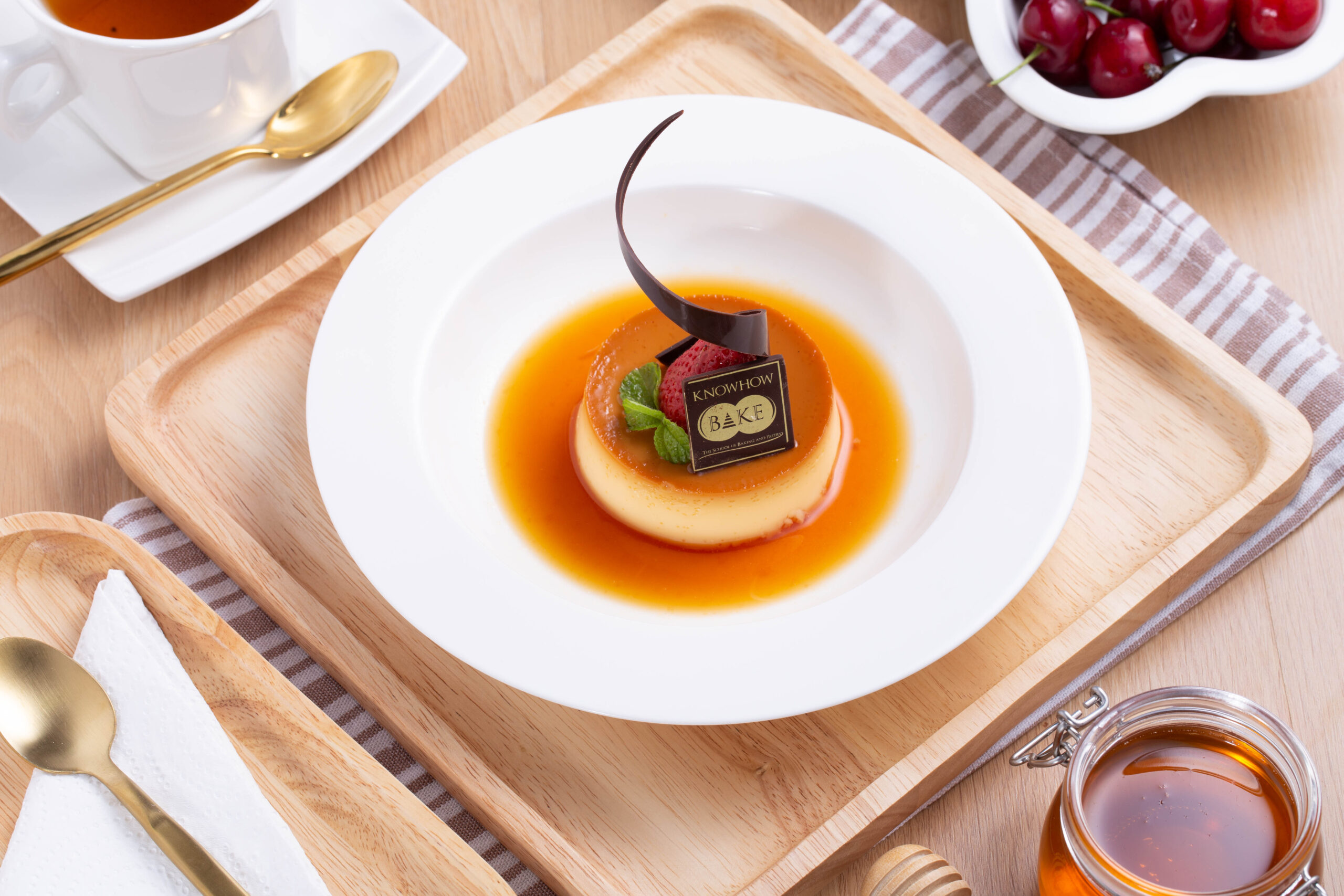 เรียนทำCaramel Custard แบบตัวต่อตัว KNOWHOW BAKE