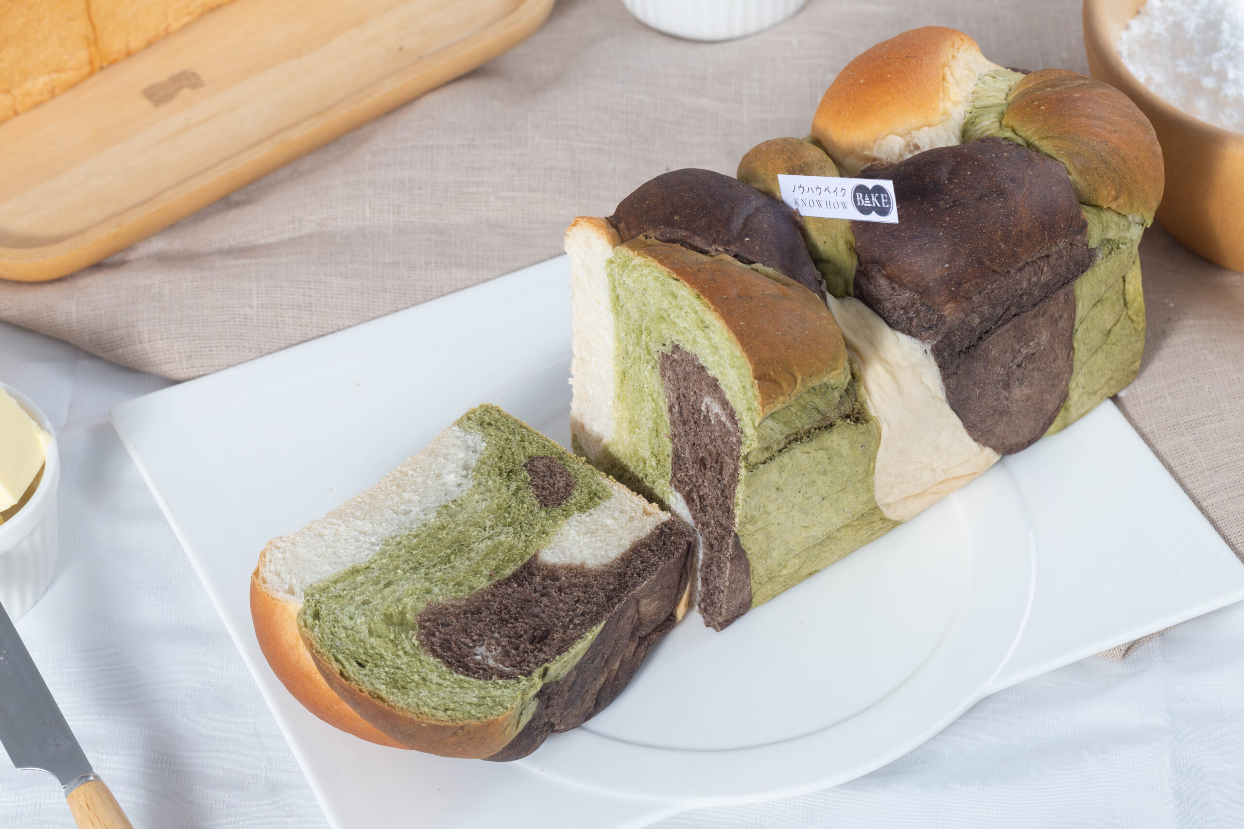 เรียนทำSanshoku Shokupan แบบตัวต่อตัว KNOWHOW BAKE
