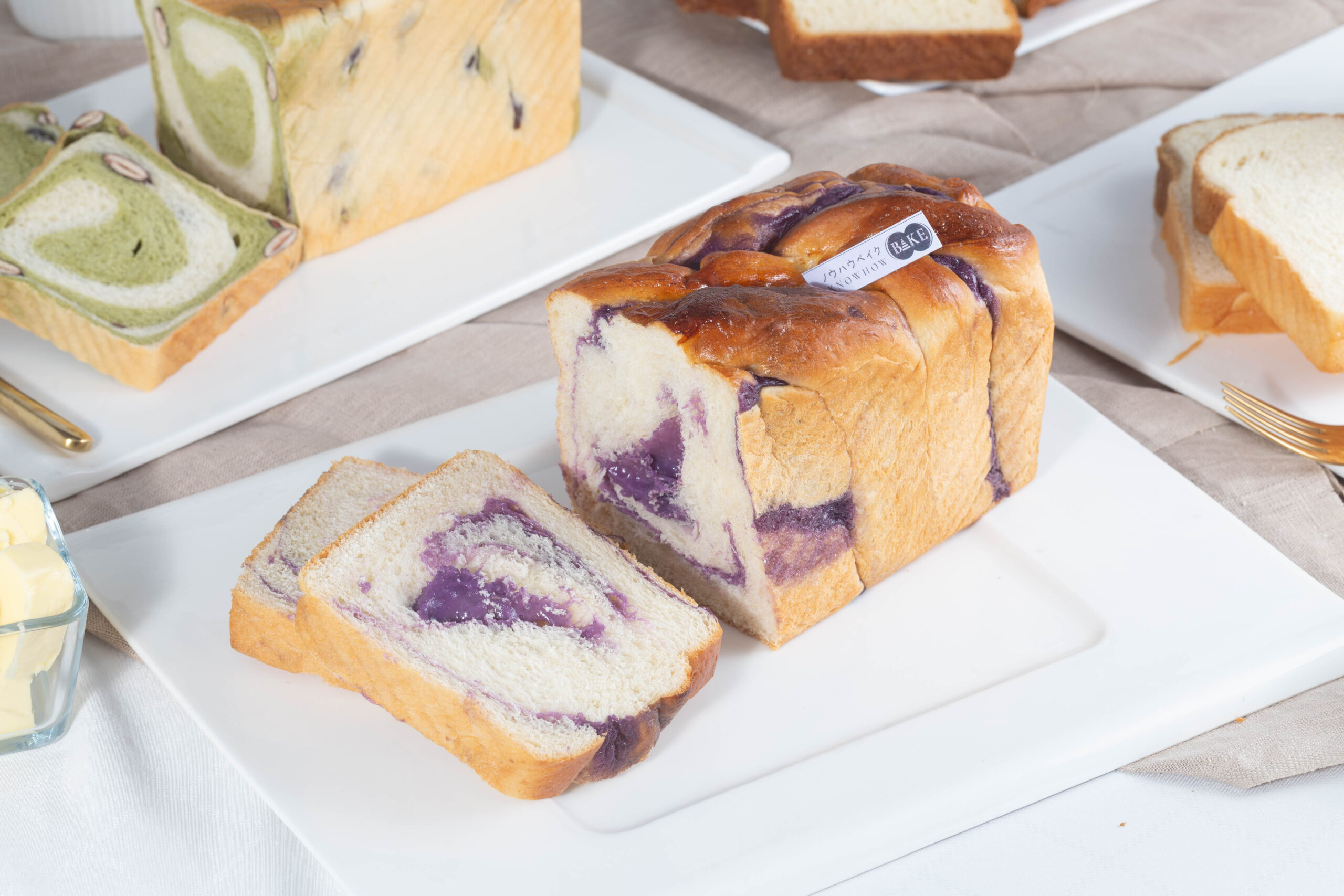 เรียนทำMurasaki Imo Shokupan แบบตัวต่อตัว KNOWHOW BAKE