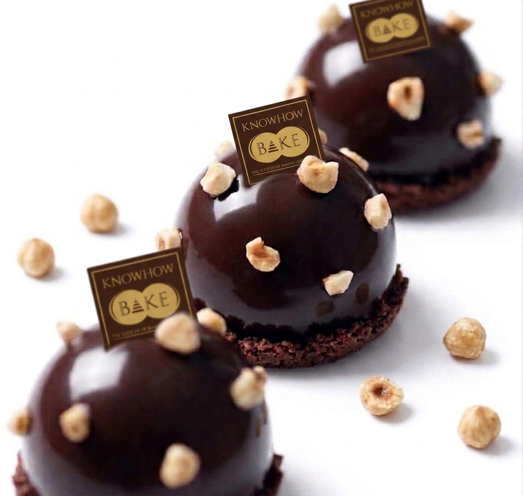 เรียนทำDôme Chocolat Noisette แบบตัวต่อตัว KNOWHOW BAKE