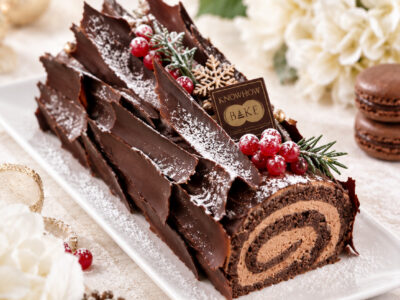 เรียนทำChristmas Chocolate Log แบบตัวต่อตัว KNOWHOW BAKE